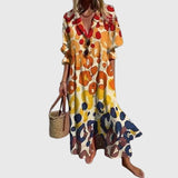 Zariah | Elegancka sukienka maxi w stylu boho - widok 3