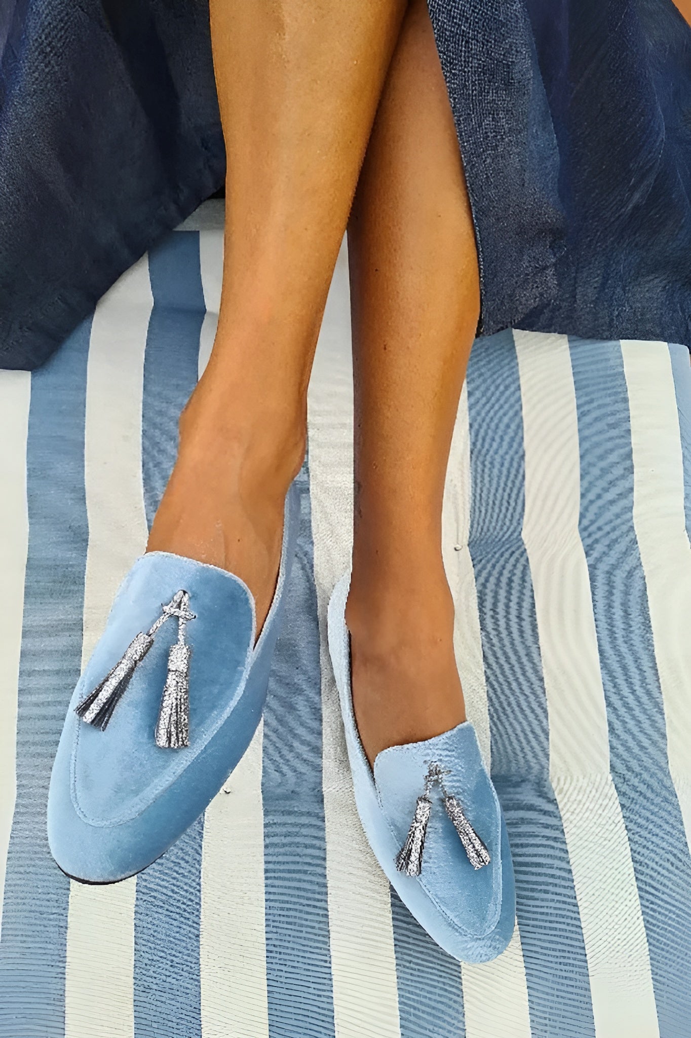 Chloé™ | Szykowne zamszowe mokasyny - widok 2