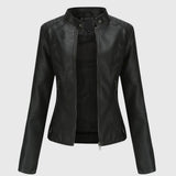 Giorgina™ - Elegancka damska kurtka skórzana | Iwona Warszawa