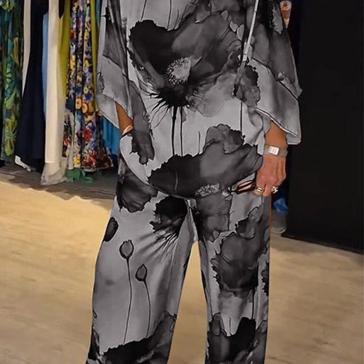 Paulina - Szykowny komplet z nadrukiem - widok 10