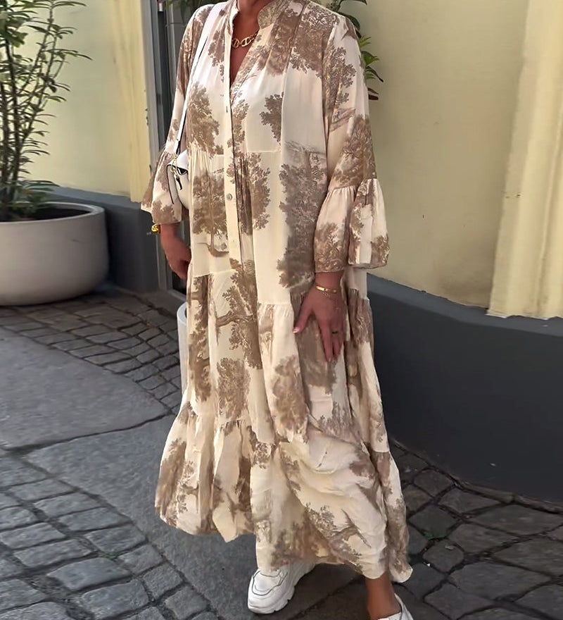 Ophelia - Zwiewna sukienka maxi | Iwona Warszawa