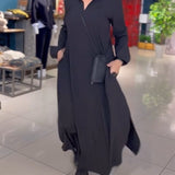 Sylvie - Luźna sukienka maxi - widok 5