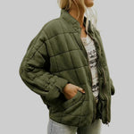 Josiane™ | Elegancka pikowana kurtka oversize - widok 2