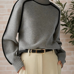 Donna | Elegancki sweter ze stójką - widok 3