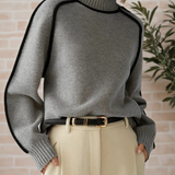 Donna | Elegancki sweter ze stójką - widok 3