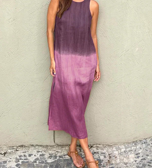 Heather - Sukienka ombre casual - widok 8