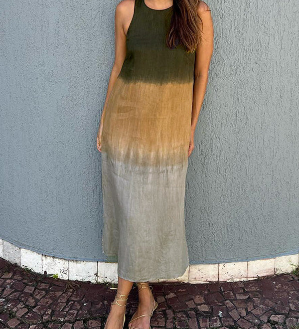 Heather - Sukienka ombre casual - widok 4