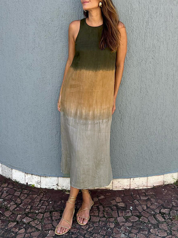 Heather - Sukienka ombre casual - widok 4