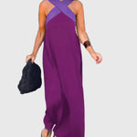 Elena | Elegancka zwiewna sukienka maxi - widok 9