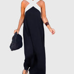 Elena | Elegancka zwiewna sukienka maxi - widok 6