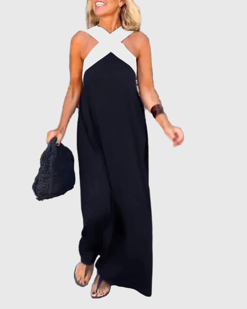 Elena | Elegancka sukienka maxi - widok 6
