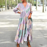 Florentina - Elegancka sukienka z nadrukiem | Iwona Warszawa