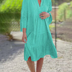 Joyce - Elegancka sukienka boho chic - widok 5