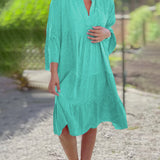 Joyce - Elegancka sukienka boho chic - widok 5