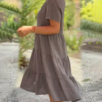 Bexley - Letnia sukienka casual z dekoltem V - widok 6