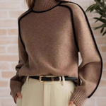 Donna | Elegancki sweter ze stójką - widok 2