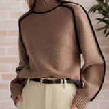 Donna | Elegancki sweter ze stójką - widok 2