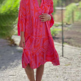 Joyce - Elegancka sukienka boho chic - widok 2