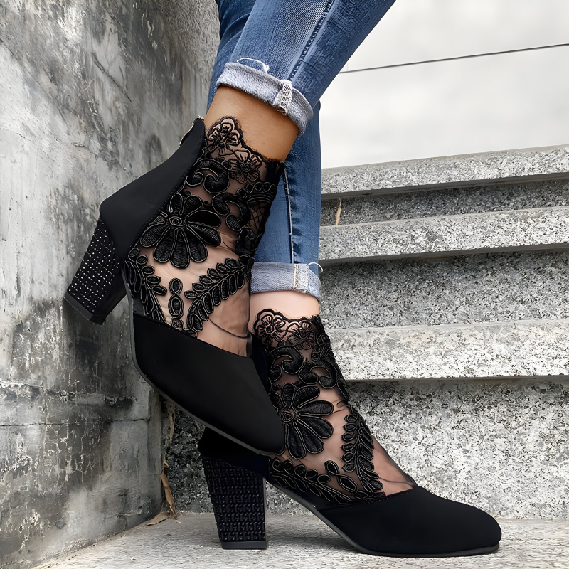 Lynora | Ortopedyczne buty na obcasie - widok 2