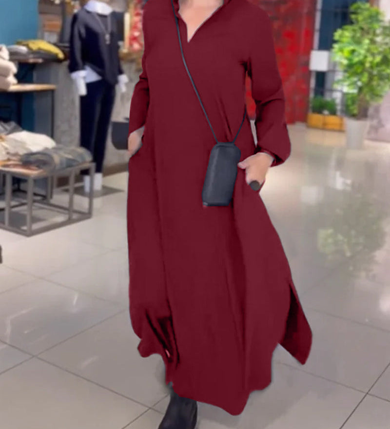 Sylvie - Luźna sukienka maxi - widok 6