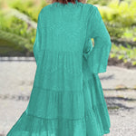Joyce - Elegancka sukienka boho chic - widok 6