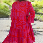 Joyce - Elegancka sukienka boho chic - widok 3