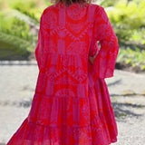 Joyce - Elegancka sukienka boho chic - widok 3