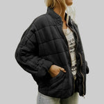 Josiane™ | Elegancka pikowana kurtka oversize - widok 3