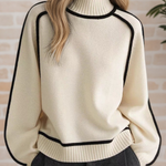 Donna | Elegancki sweter ze stójką - widok 4