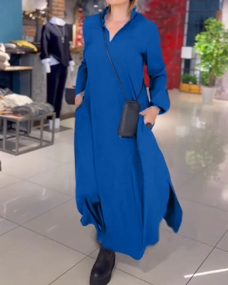 Sylvie - Luźna sukienka maxi - widok 7