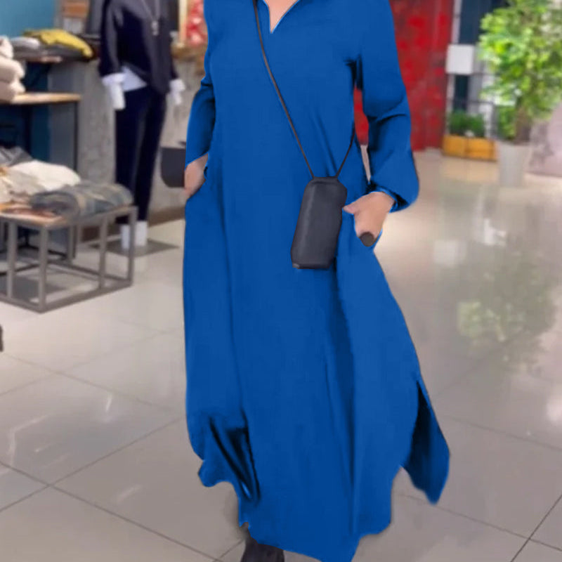 Sylvie - Luźna sukienka maxi - widok 7