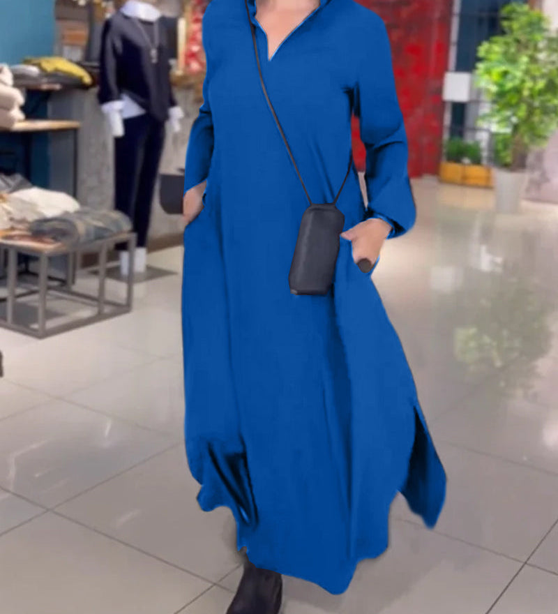 Sylvie - Luźna sukienka maxi - widok 7