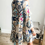 Veronique - Tunikowa sukienka boho - widok 2