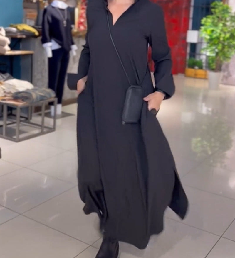 Sylvie - Luźna sukienka maxi - widok 2