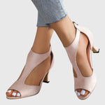 Delfina™ | Ortopedyczne buty na obcasie, różowe | Iwona Warszawa