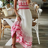Rianna - Letnia sukienka maxi w stylu boho - widok 2
