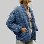 Josiane™ | Elegancka pikowana kurtka oversize - widok 4