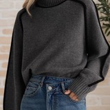 Donna | Elegancki sweter ze stójką - widok 5