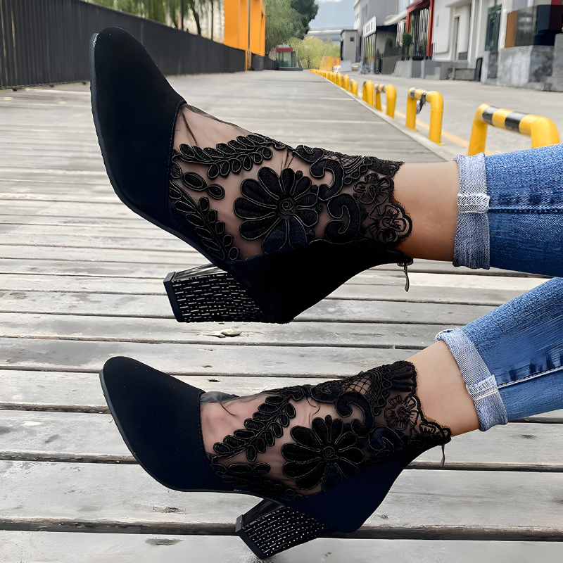 Lynora | Ortopedyczne buty na obcasie - widok 4