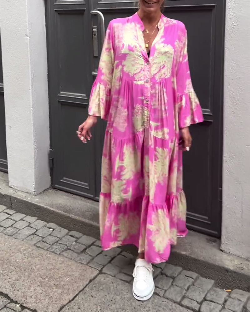 Ophelia - Zwiewna sukienka maxi - widok 7