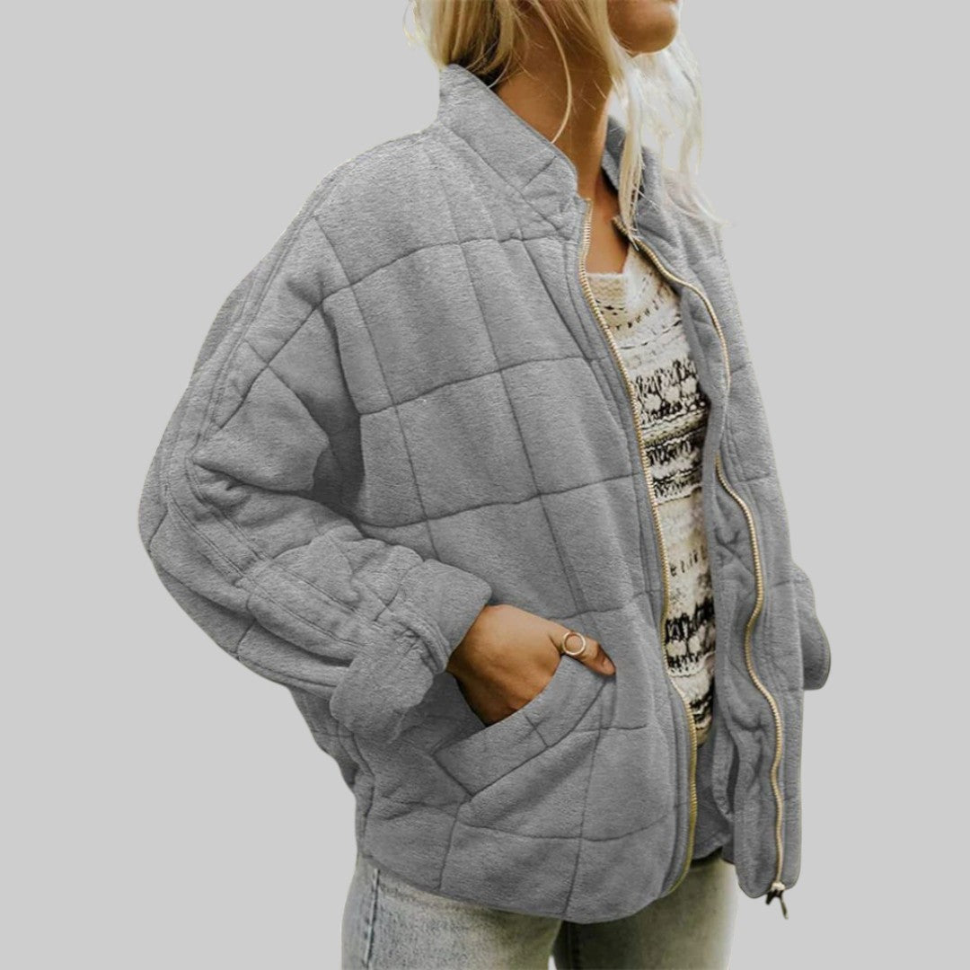 Josiane™ | Elegancka pikowana kurtka oversize - widok 5