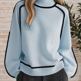 Donna | Elegancki sweter ze stójką - widok 6