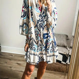 Veronique - Tunikowa sukienka boho - widok 3