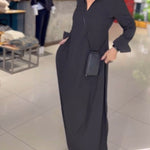 Sylvie - Luźna sukienka maxi - widok 3