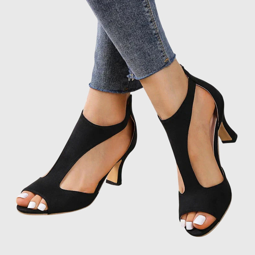 Delfina™ | Ortopedyczne buty na obcasie, różowe - widok 4