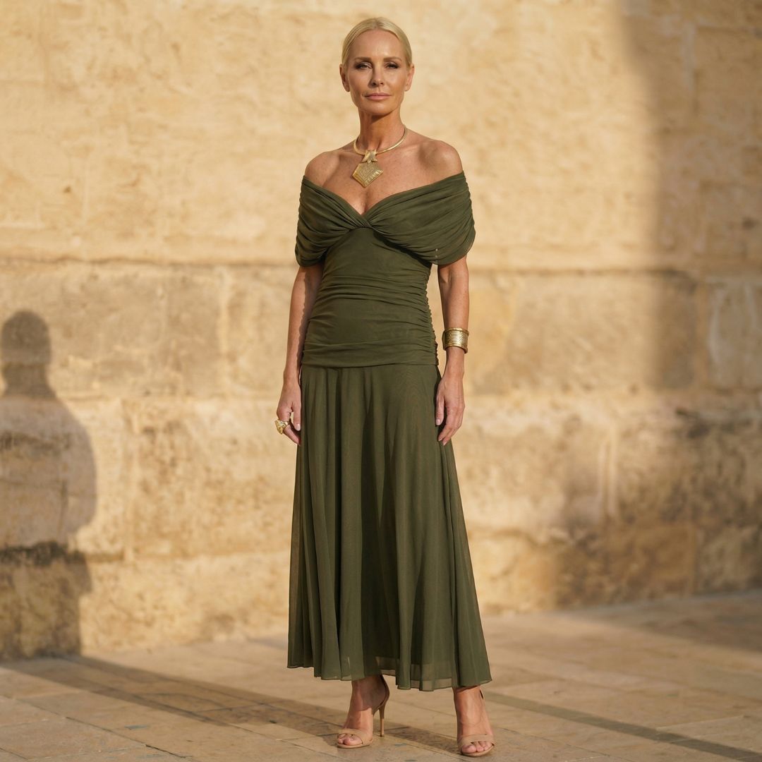 Jade | Elegancka zielona sukienka | Iwona Warszawa