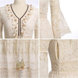 Amary - Koronkowa sukienka boho - widok 5