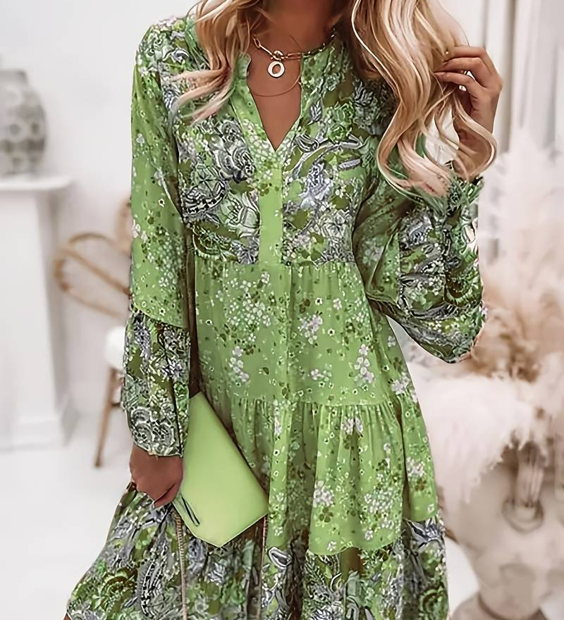 Eira - Sukienka boho z nadrukiem - widok 3