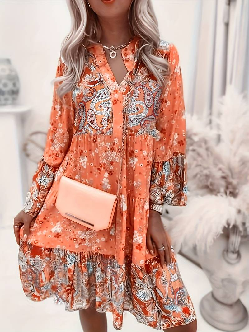 Eira - Sukienka boho z nadrukiem - widok 4