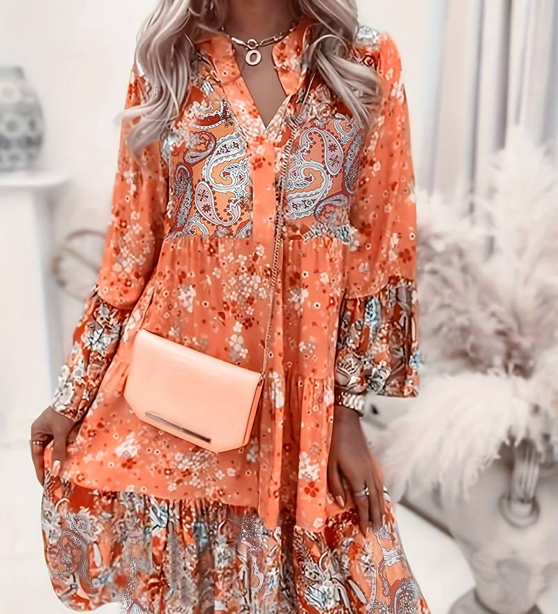 Eira - Sukienka boho z nadrukiem - widok 4